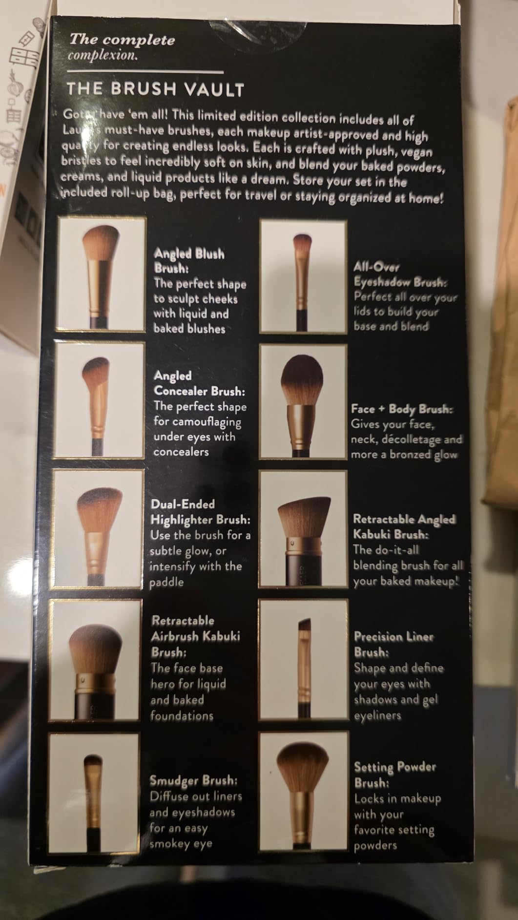 LAURA GELLER NEW YORK The Brush Vault - Ultimate Limited Edition Makeup Brush Collection - Includes Ten Must-Have Makeup Brushes for Mature Skin customer photo 1