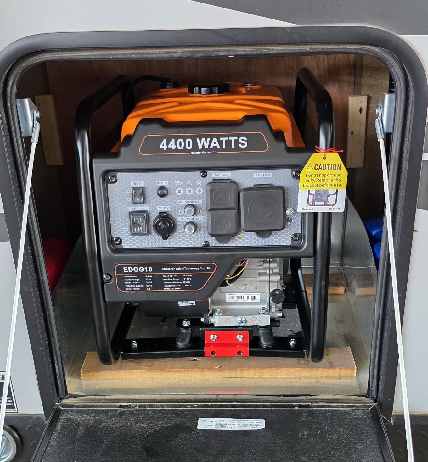 Oxseryn Power Equipment 4400 Watts Inverter Generator Gas Powered, Portable Open Frame Generator, Low Noise with ECO Mode, RV Ready, Emergency Home Backup customer photo 1