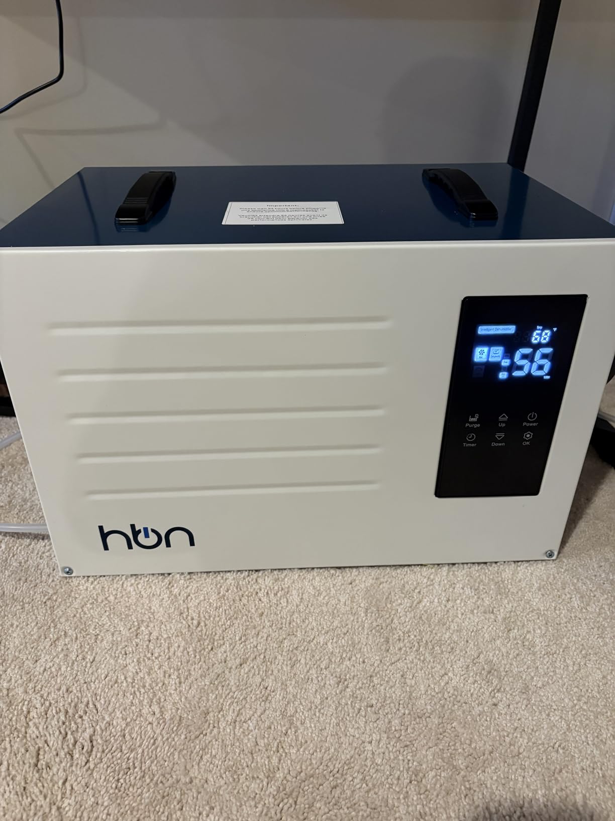 HBN Crawl space Dehumidifier 125 Pints with Pump and Drain Hose, Industrial Dehumidifier for Basement and Commercial up to 5900 Sq. Ft, Large Capacity, Built-in 24-Hour Timer customer photo 1