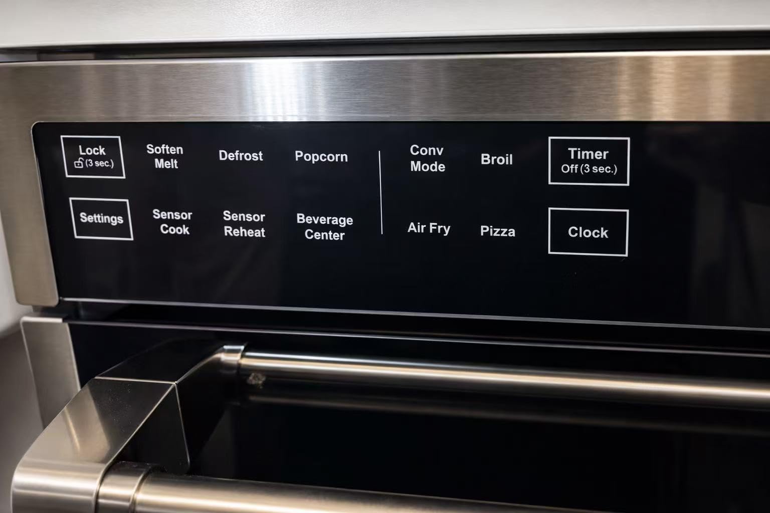AAOBOSI 24 Inch Built in Microwave Oven, 1.6 Cu.Ft Wall Microwave Convection Ovens Air Fryer Combos, 1000Watt Power Sensor & Auto Cook, 10 Cooking Modes, Drop Down Door, Stainless Steel customer photo 2