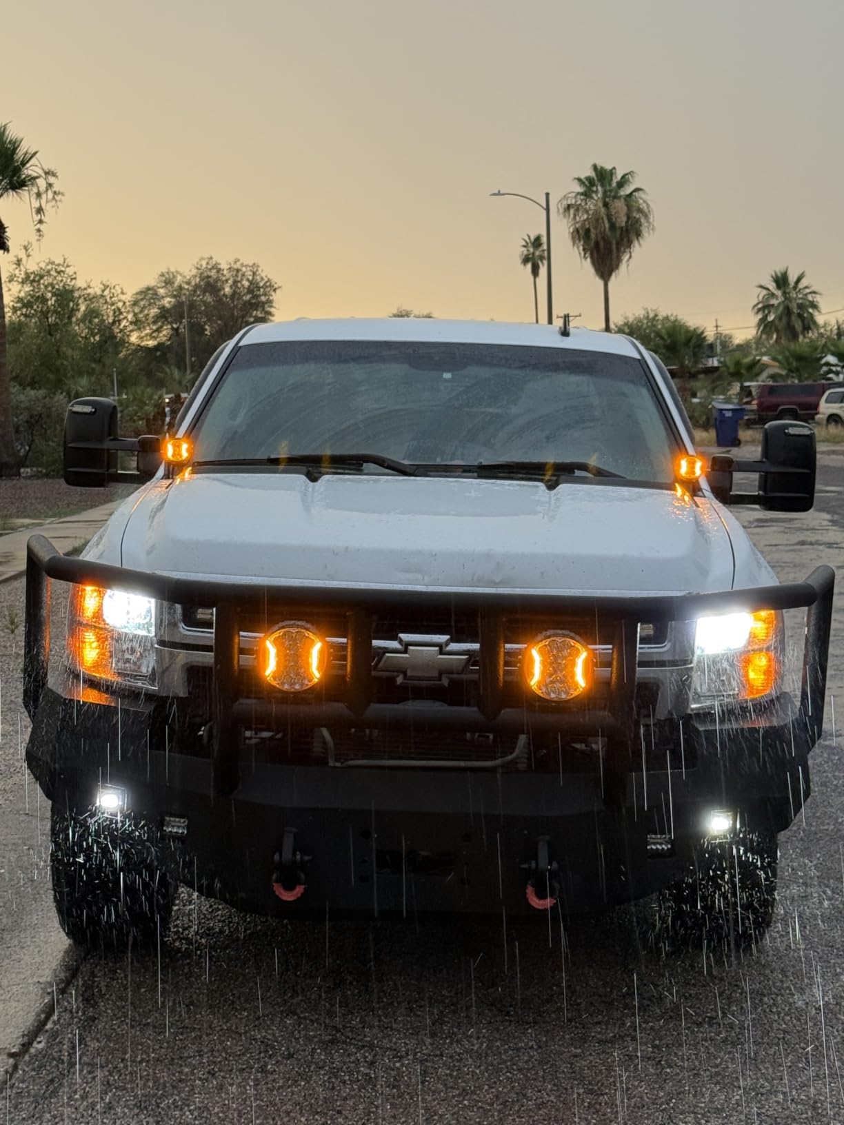 Auxbeam 7x5 Inch LED Pod V-MAX Series 270° Side Shooter Offroad Ditch Light | 6-in-1 Lighting Modes, 204W, 20400LM Output, Amber DRL & Backlight, Spot Flood Combo, Amber Cover, IP68 Rated, Offroad Ready customer photo 1