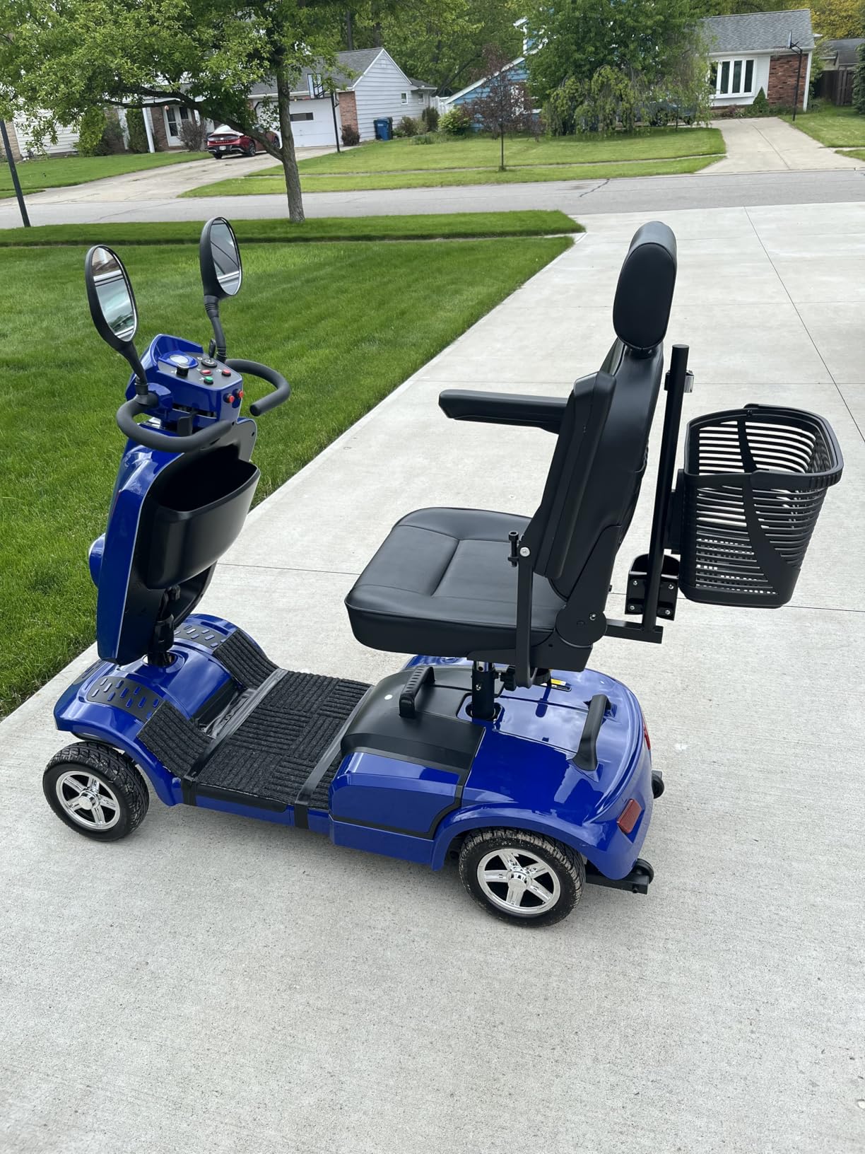 Heavy Duty Mobility Scooter for Seniors/Adults, 500LBS Capacity Electric Scooter, All Terrain Mobility Scooters, 1000W 15MPH, 13.78