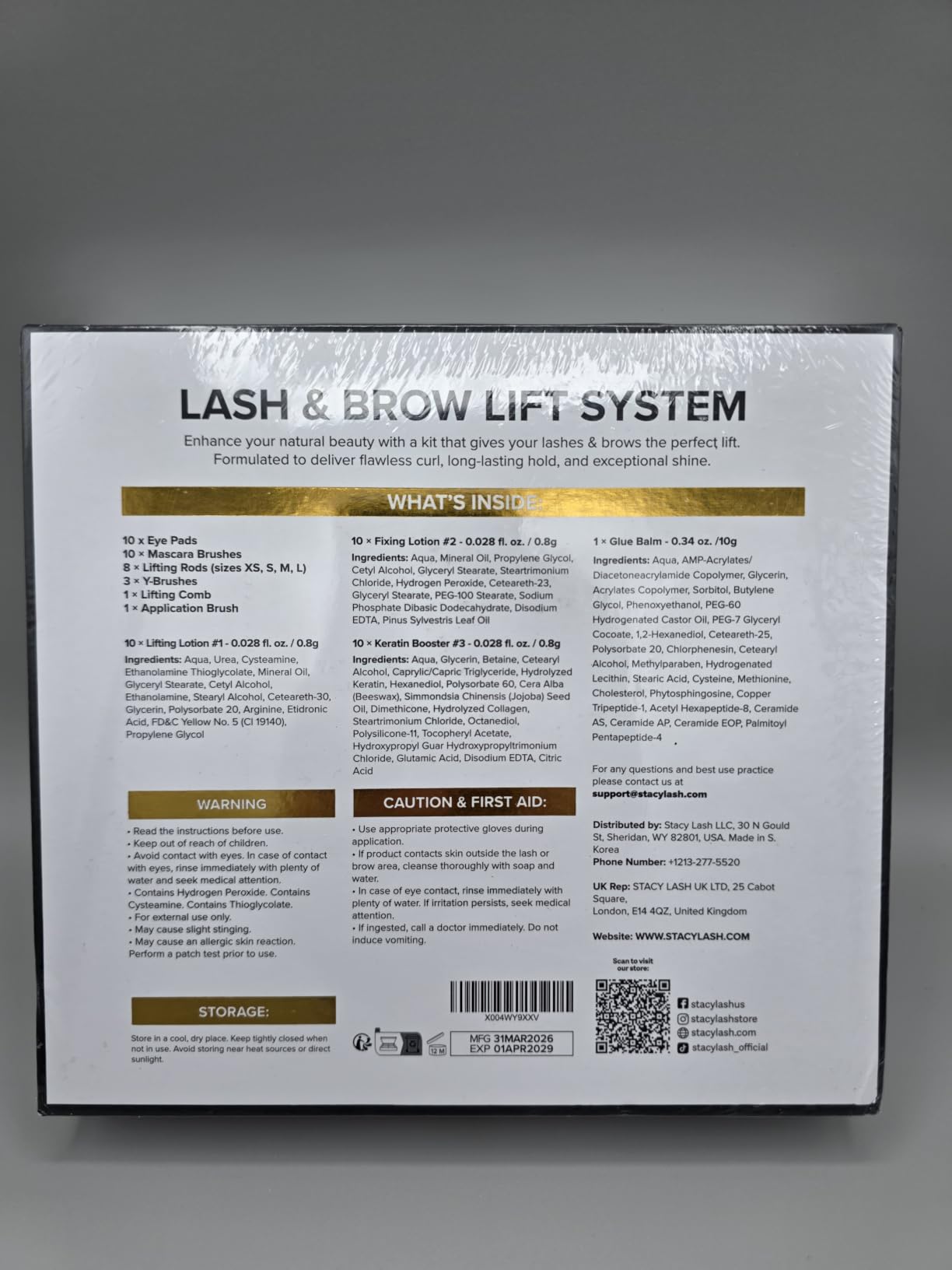 Stacy Lash Korean Lash Lift Kit, 10 Sets Eyelash Perm & Brow Lamination Kit for DIY Home and Professional Use, Silicone Shields, Eye Pads, Lash Brushes & Tools customer photo 2
