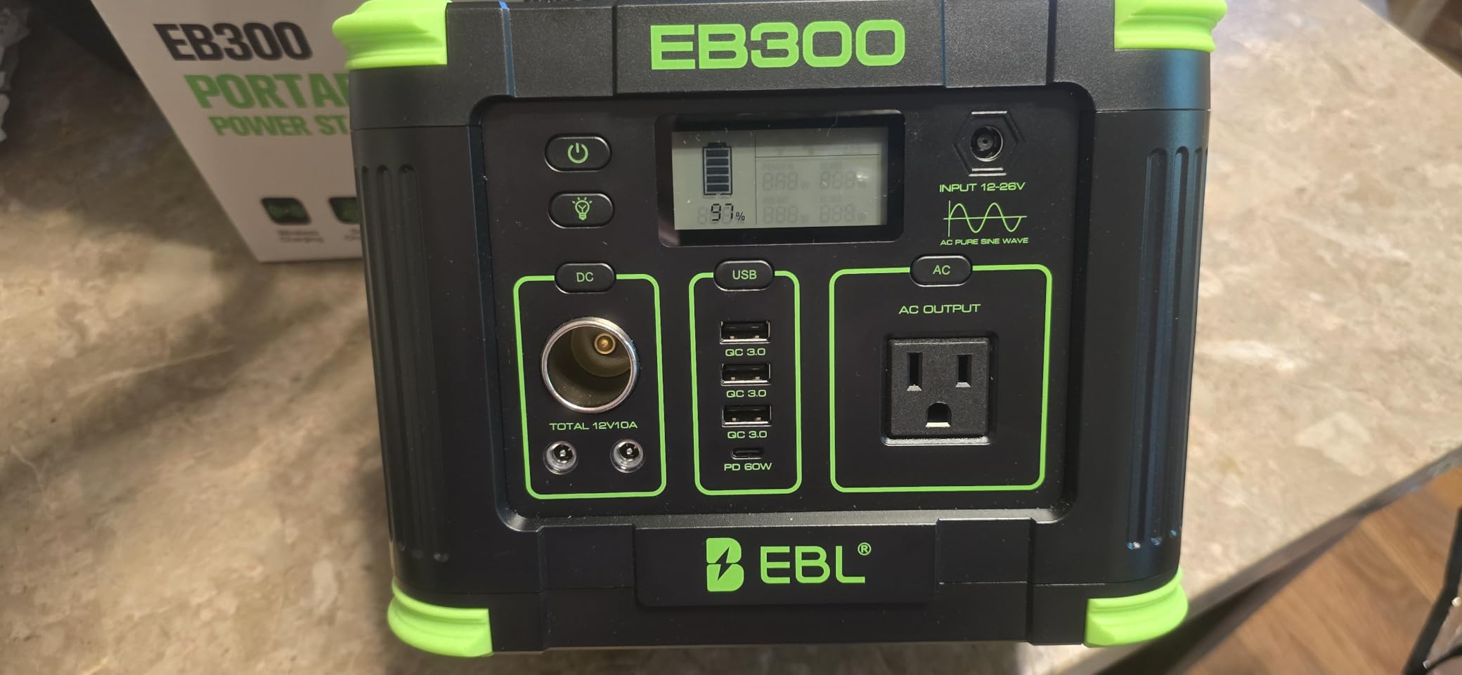 EBL 1000W Portable Power Station with 200W Portable Solar Panel | 23.5% High Efficiency Solar Panel, EBL 999Wh Solar Generator Kit for Camping, RV, Home Backup, Outdoor Adventures customer photo 1