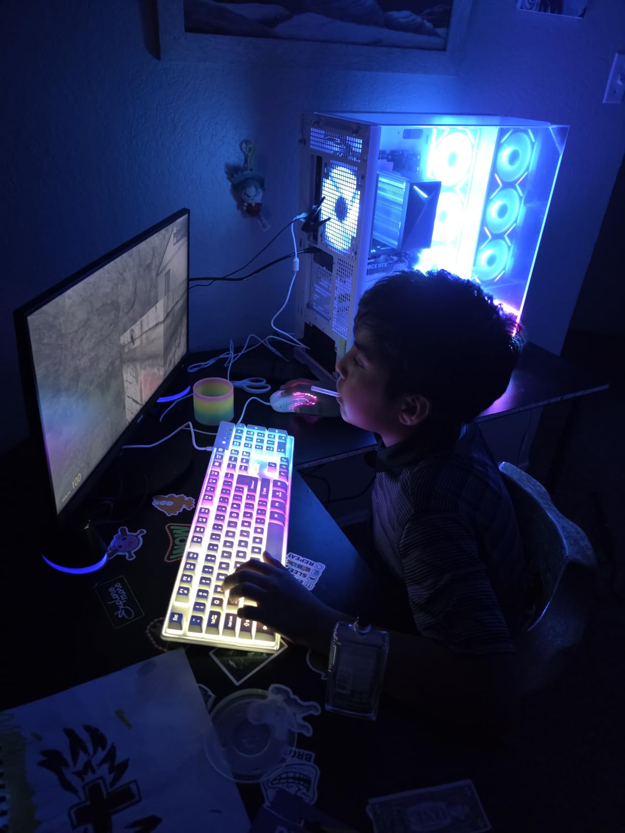 Skytech Gaming Archangel 5 Gaming PC, Intel i5 14400F 2.5GHz, NVIDIA RTX 5060, 1TB NVMe SSD, 16GB DDR5 RAM 6000, 750W Gold PSU, Wi-Fi, Win 11, Desktop customer photo 1