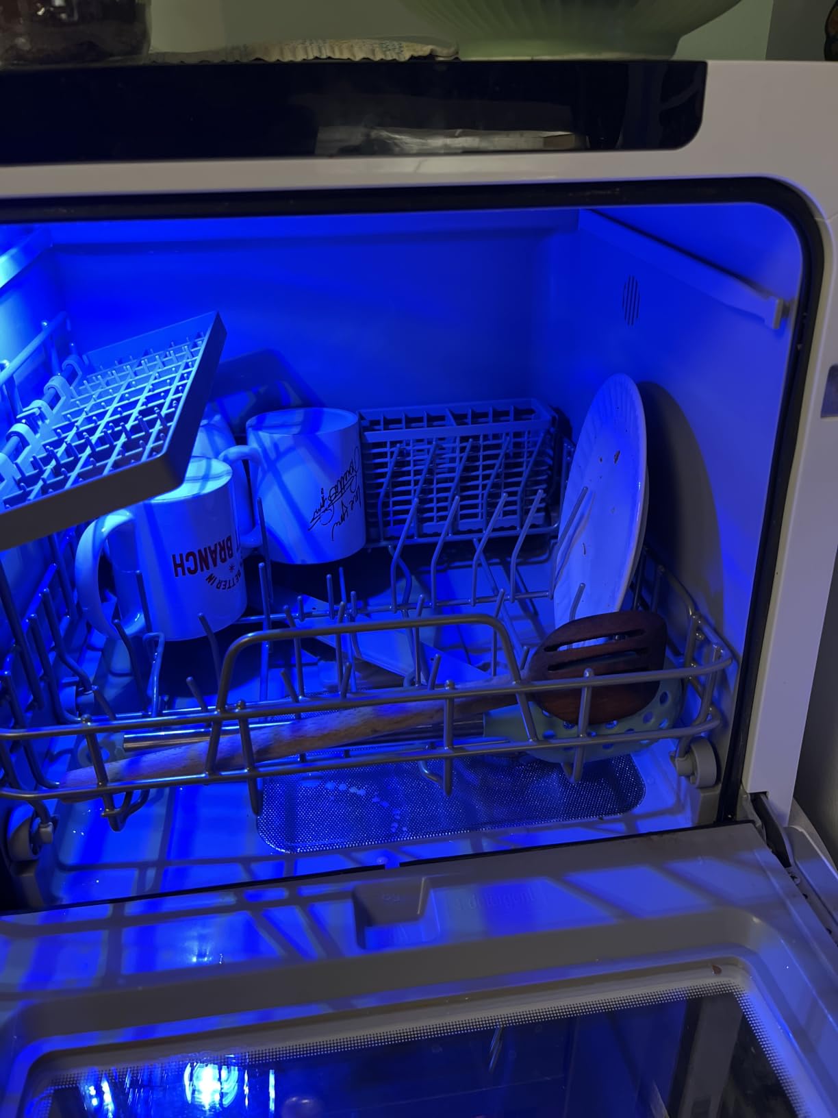 EUHOMY Countertop Dishwasher Portable with 8 Programs, 5L Built-in Water Tank, 167℉ High-Temp, No Hookup Needed, Portable Dishwasher with Slef-Clean/Baby Care/Air Dry/Quick/ECO/Fruit/Normal Mode customer photo 2
