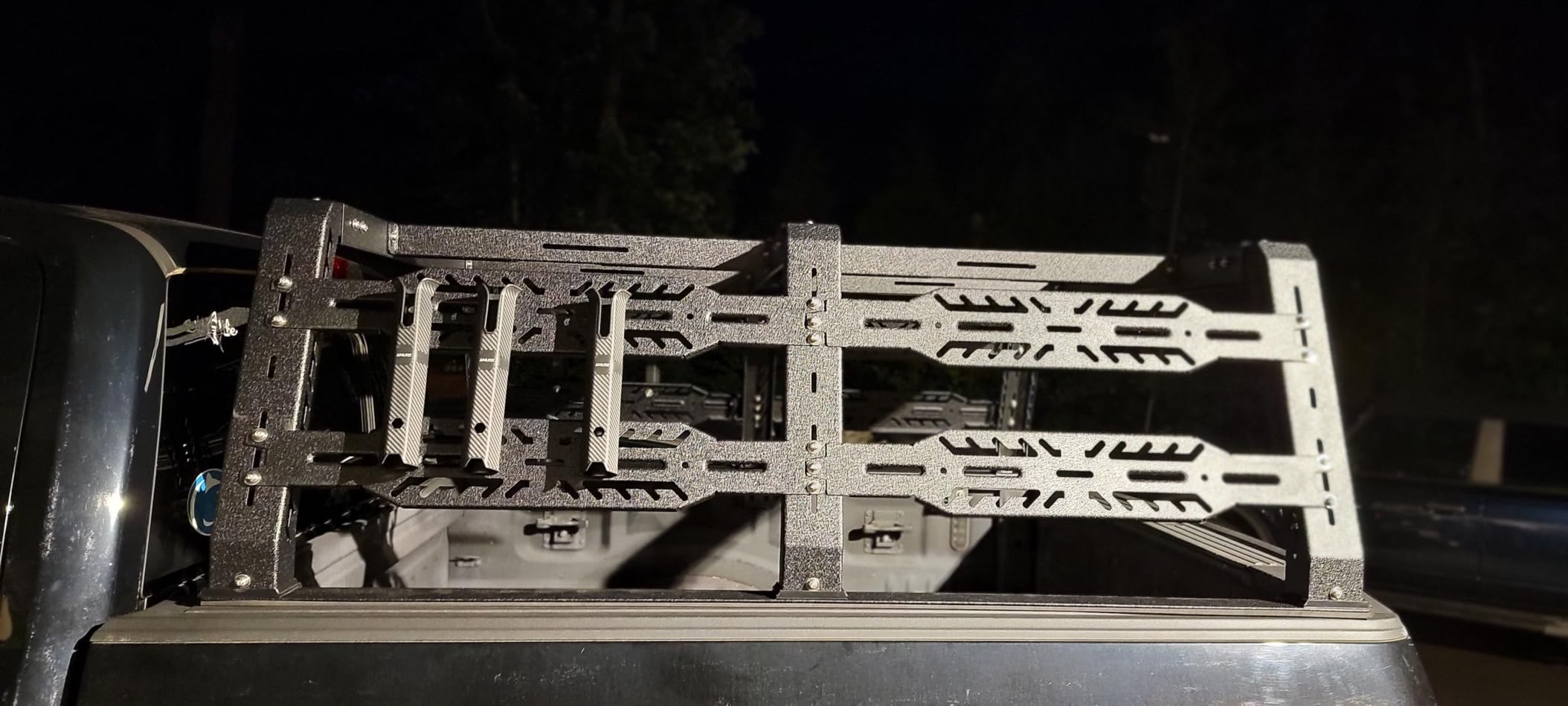 Binary Star Adjustable Truck Bed Rack Compatible with Most Trucks (Chevy/Dodge/Ford/Gladiator/Tundra/Tacoma), Kayak, Lumber, Ladder Rack customer photo 2