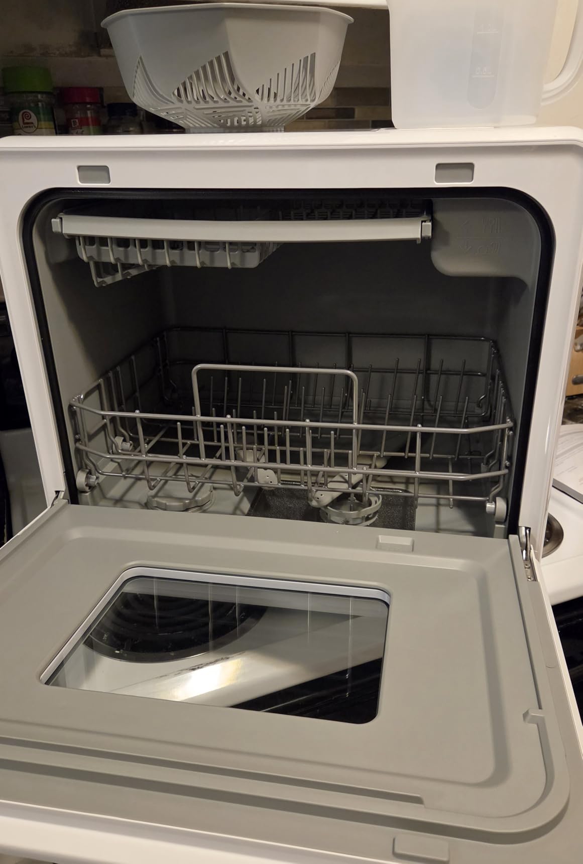 AIRMSEN Large Slim Countertop Dishwasher with Complete 2-Level Rack, Portable Dishwashers with 5L Built-in Water Tank, 3-Spray Arms & 12H Delay Start, No Hookup Needed, A01 customer photo 2