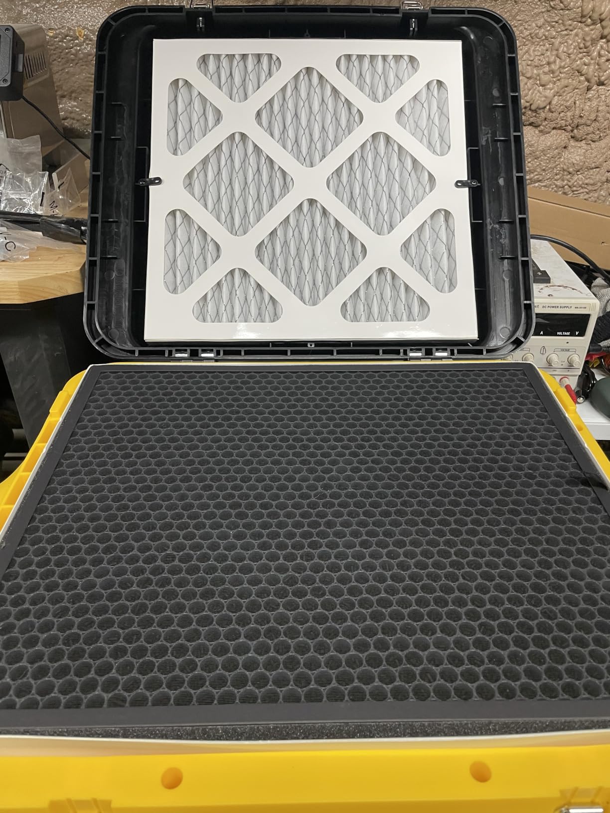 Air Scrubber 600 CFM with 4-Stage Filtration, Stackable Negative Air Machine for Home, Industrial and Commercial Use, Water Damage Restoration Equipment, Airborne Cleaner HEPA Scrubber with 4 Filters customer photo 2