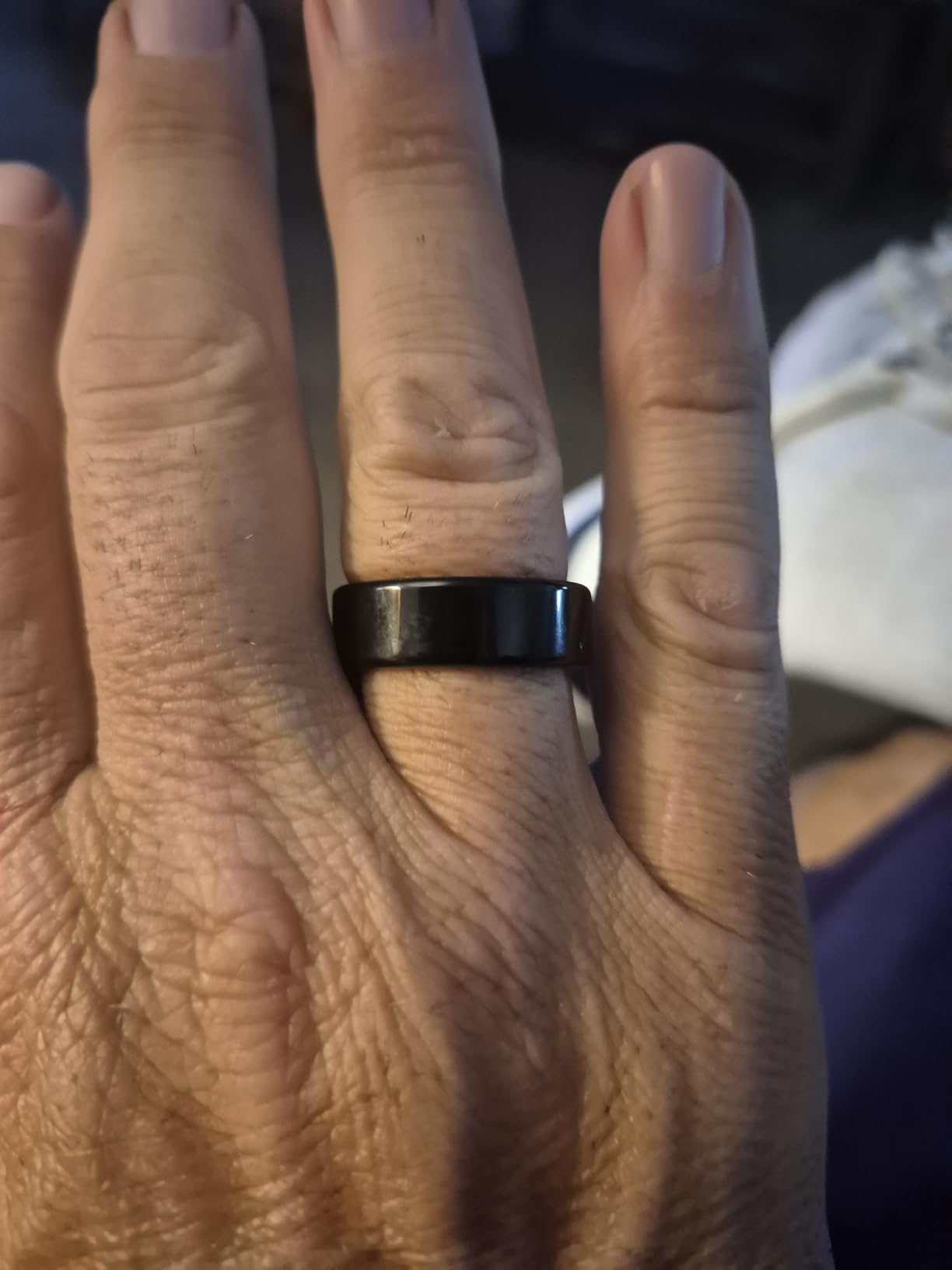 Smart Ring for Men & Women, Fitness Tracker, Sleep, Heart Rate, SpO2 | No subscription app, iOS & Android compatible, IP68 waterproof, sleep and naps, activity, women's health, family care. customer photo 2
