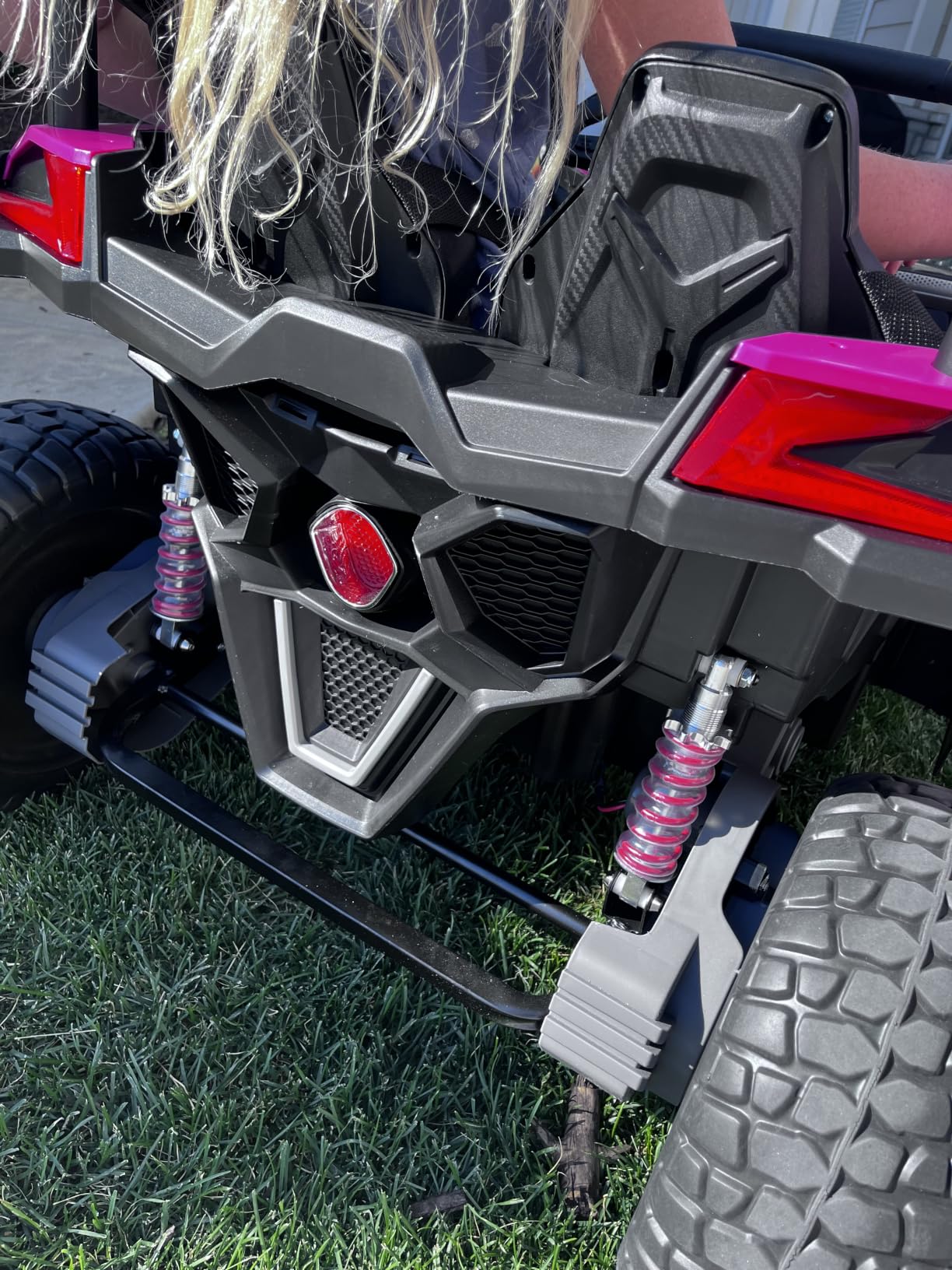 2 Seater Ride On Car for Kids 3-14, XXXL 4WD 24V Ride on Toys for Big Kids w/Max 5.5Mph & 220 lbs Load, 15