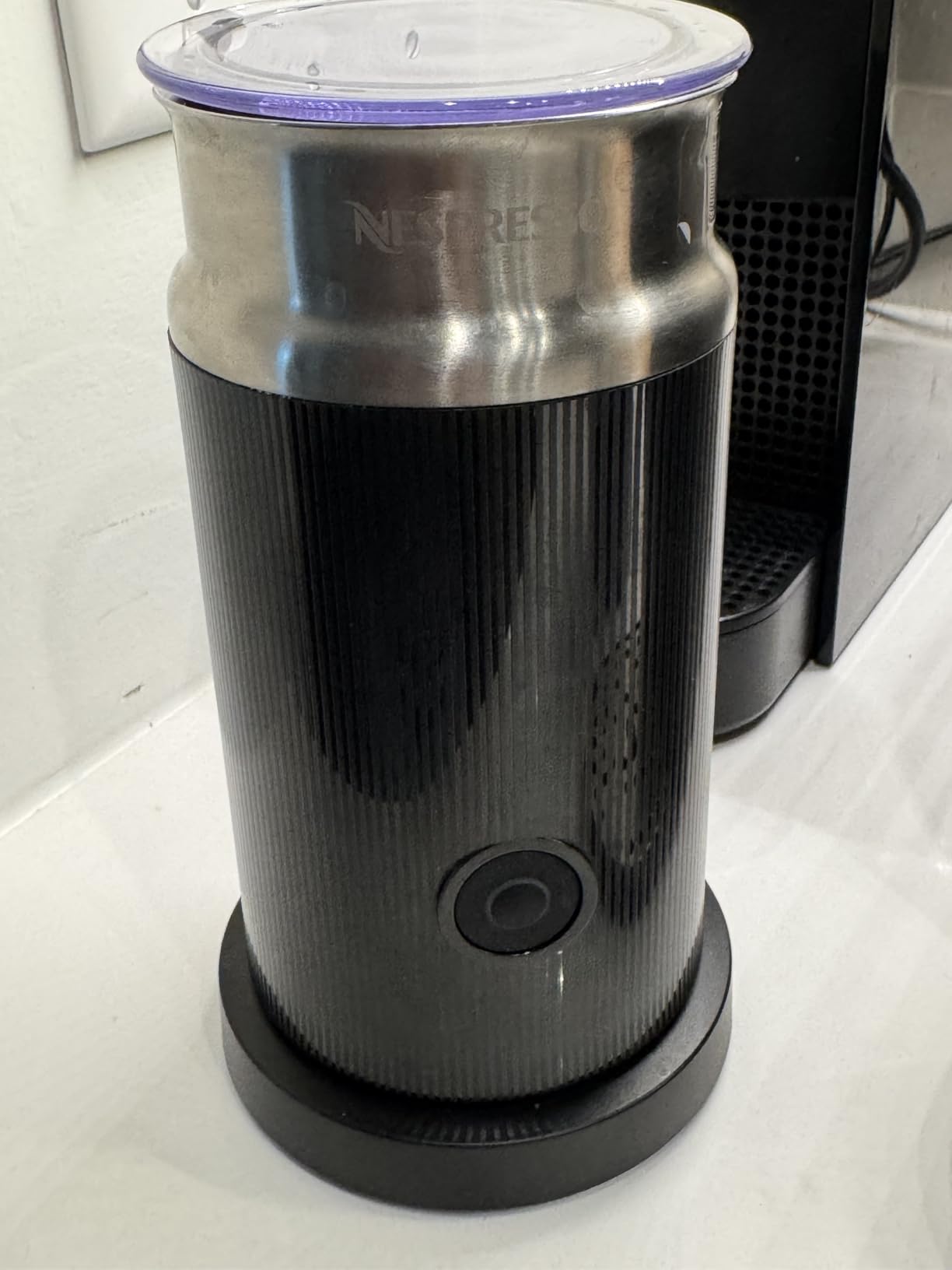 Vertuo Up Coffee and Espresso Maker with Aeroccino, by Breville, Ink Black customer photo 2