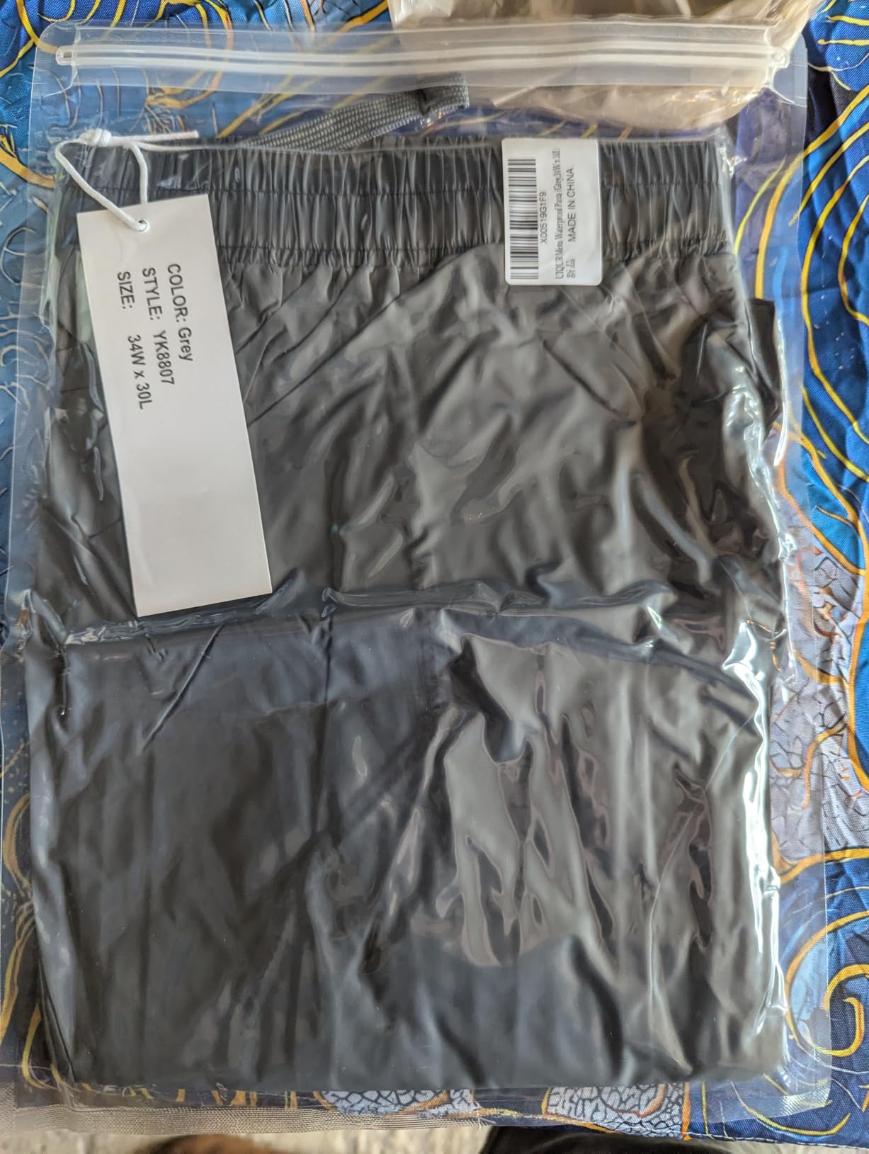 Mens Waterproof Rain Pants Hiking Pants customer photo 1