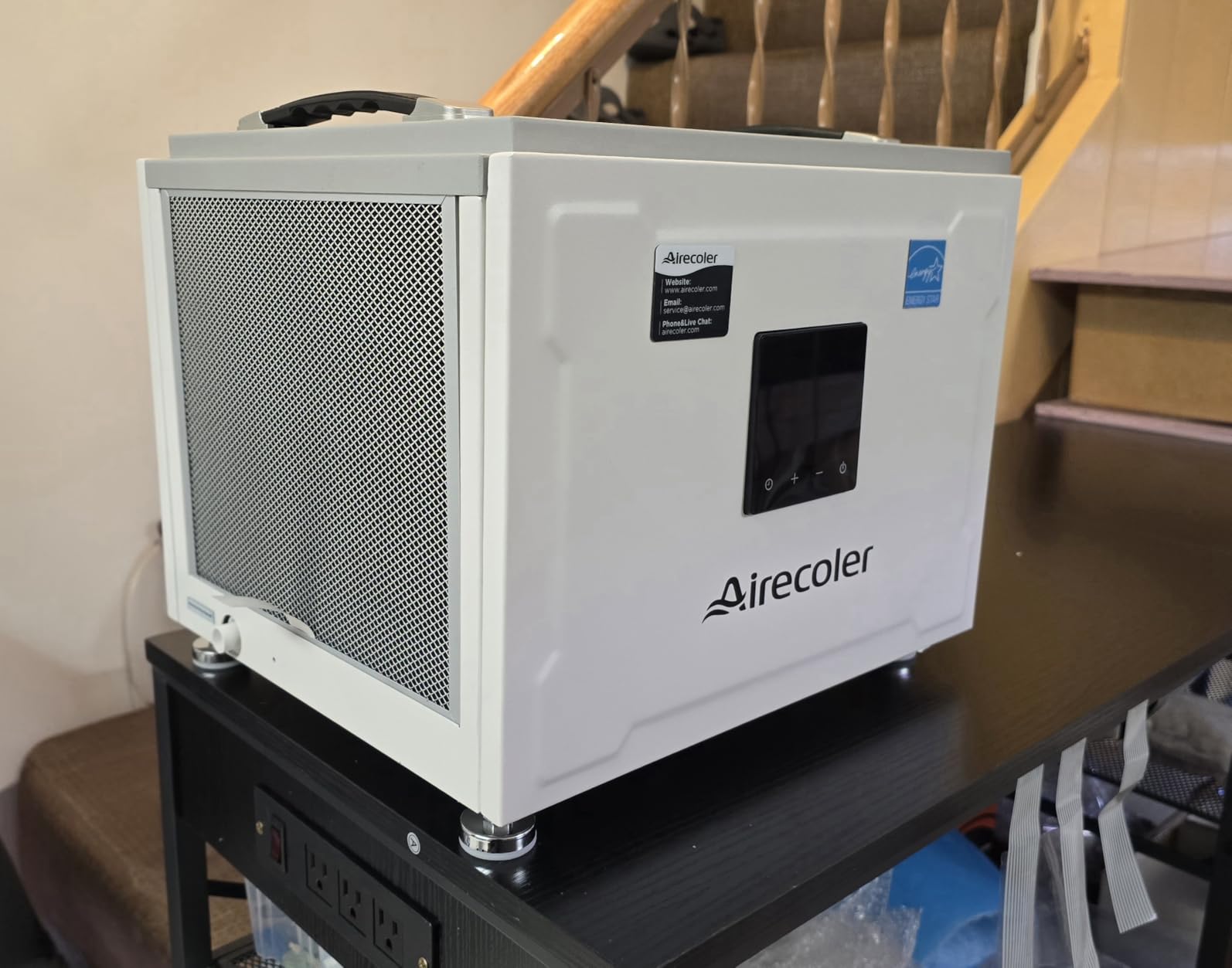 70 Pints Commercial Dehumidifier for Crawl Space Basement | Energy Star, Built-in Remote Control, Drain Hose Included, Auto Defrost | Airecoler Stellar S10 customer photo 1