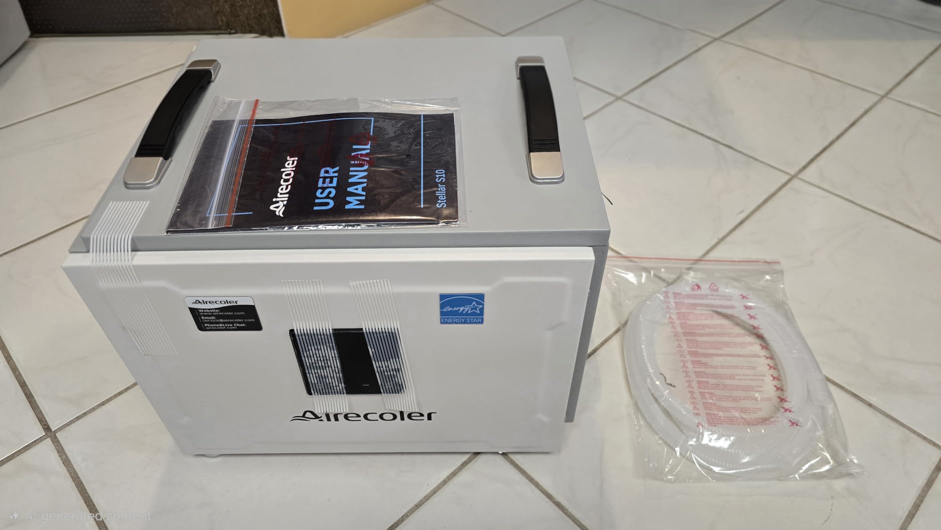 70 Pints Commercial Dehumidifier for Crawl Space Basement | Energy Star, Built-in Remote Control, Drain Hose Included, Auto Defrost | Airecoler Stellar S10 customer photo 2