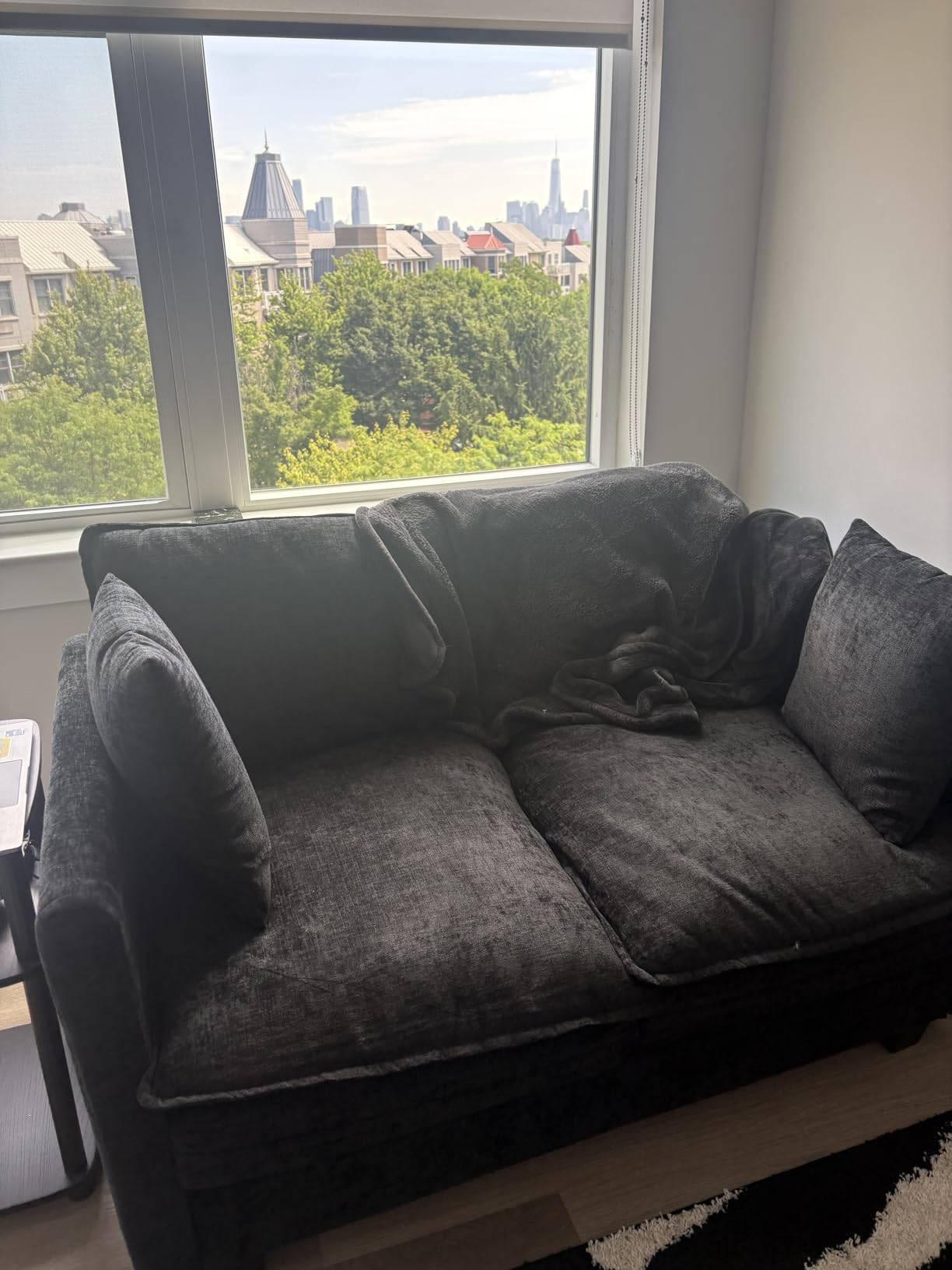 Loveseat Sofa Cloud Sofa Couch 50'', Modern Loveseats 2 Seat Couch 27