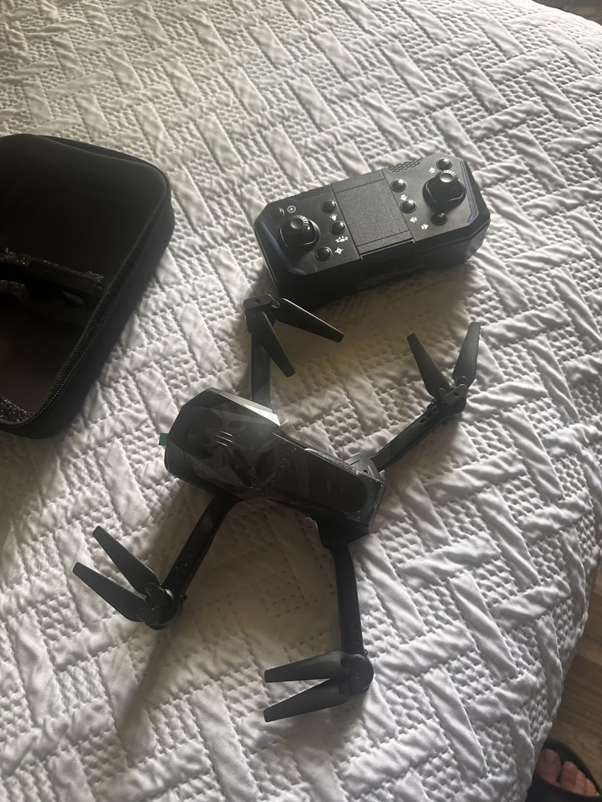 Foldable 1080P Drone with Camera for Kids & Beginners, Easy to Fly Toy Gift for Boys & Girls, One-Key Start, 3D Flips, Gesture Selfie, 2 Batteries customer photo 2