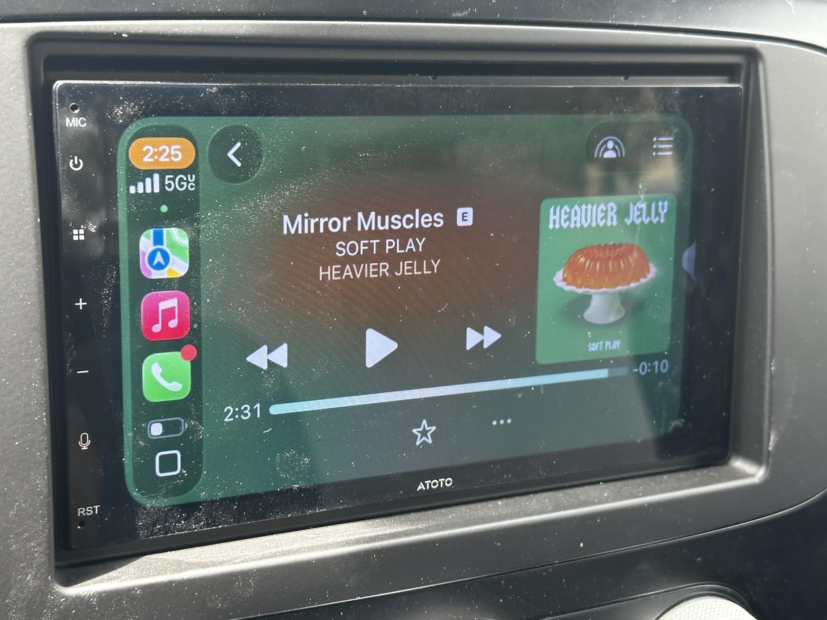 ATOTO S8L 7 inch AI Android Double Din Car Stereo, with OBD, Wireless CarPlay & Android Auto, 4G+64G Car Radio, 4G SIM/Wi-Fi, Car Audio w/DSP 32Band EQ/5.1CH/SCVC, HDMI in/Out, GPS Track, HD LRV customer photo 2