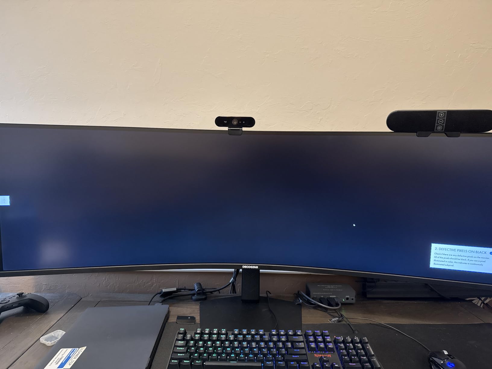Deco Gear 49 Inch Curved Ultrawide Monitor, 5120x1440 Dual QHD 32:9 1500R VA Display, HDR400, 120Hz, Adaptive Sync, 1ms MPRT, USB-C 65W PD, KVM, PIP/PBP, Gaming & Workstation Setup, for PC & Laptop customer photo 1