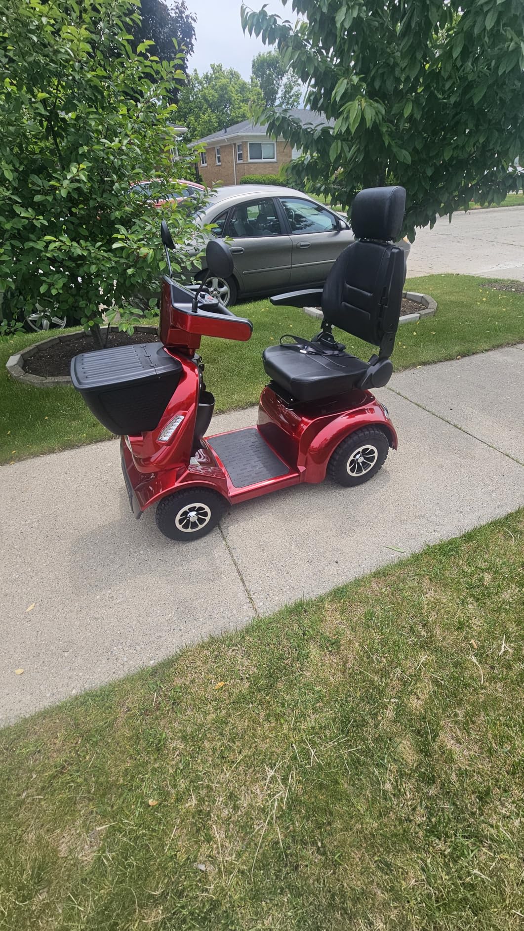 Ecomobi All-Terrain Heavy Duty Mobility Scooter for Seniors & Adults, 1000W Powerful Motor, 550 lbs Weight Capacity, 32 Mile Extended Range, 9 MPH, 13