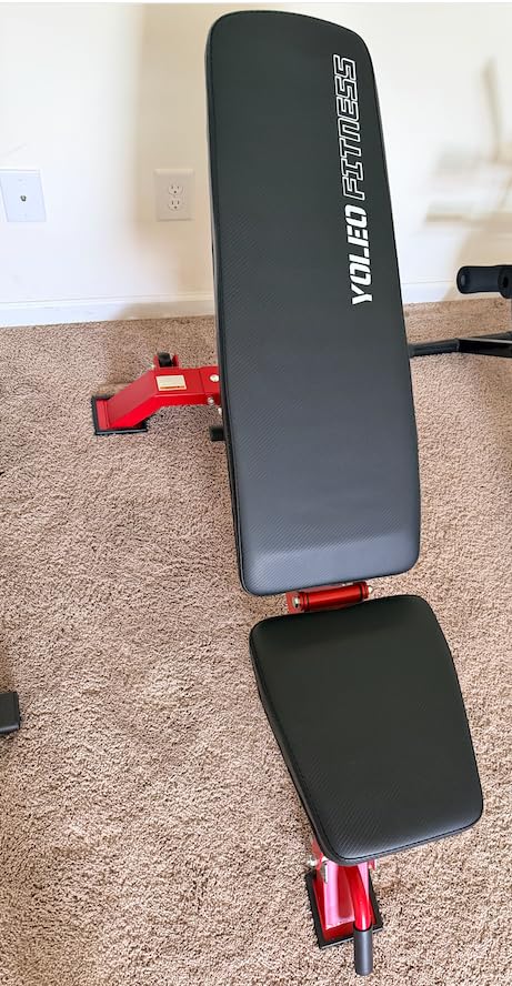 YOLEO Commercial Adjustable Weight Bench 2315LB ASTM Certified - 80% Pre-Assembled Heavy Duty Workout Bench for Home Gym customer photo 2