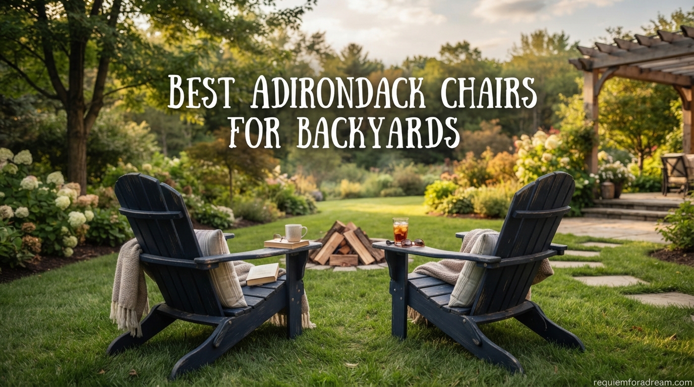 Best Adirondack Chairs for Backyards