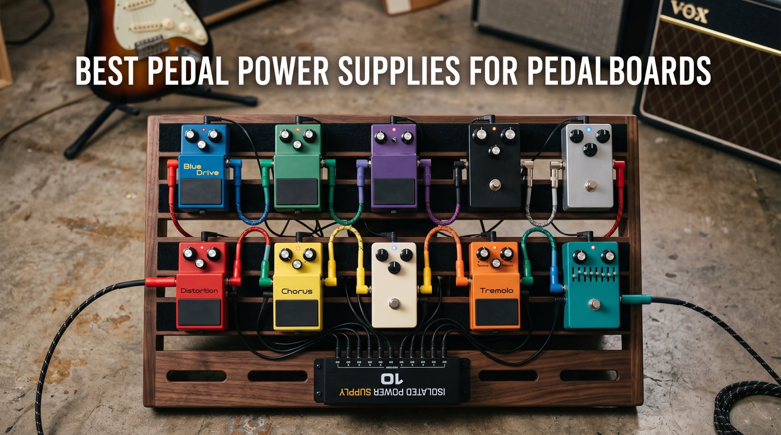 best pedal power supplies for pedalboards