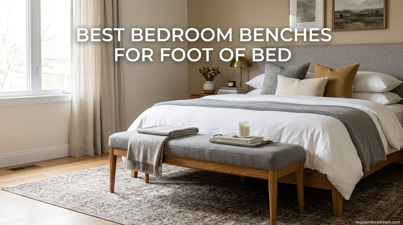 best bedroom benches for foot of bed