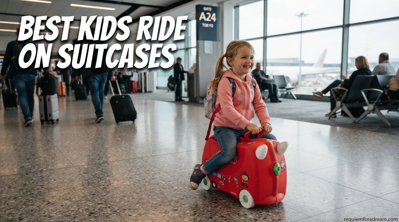 best kids ride on suitcases for family trips