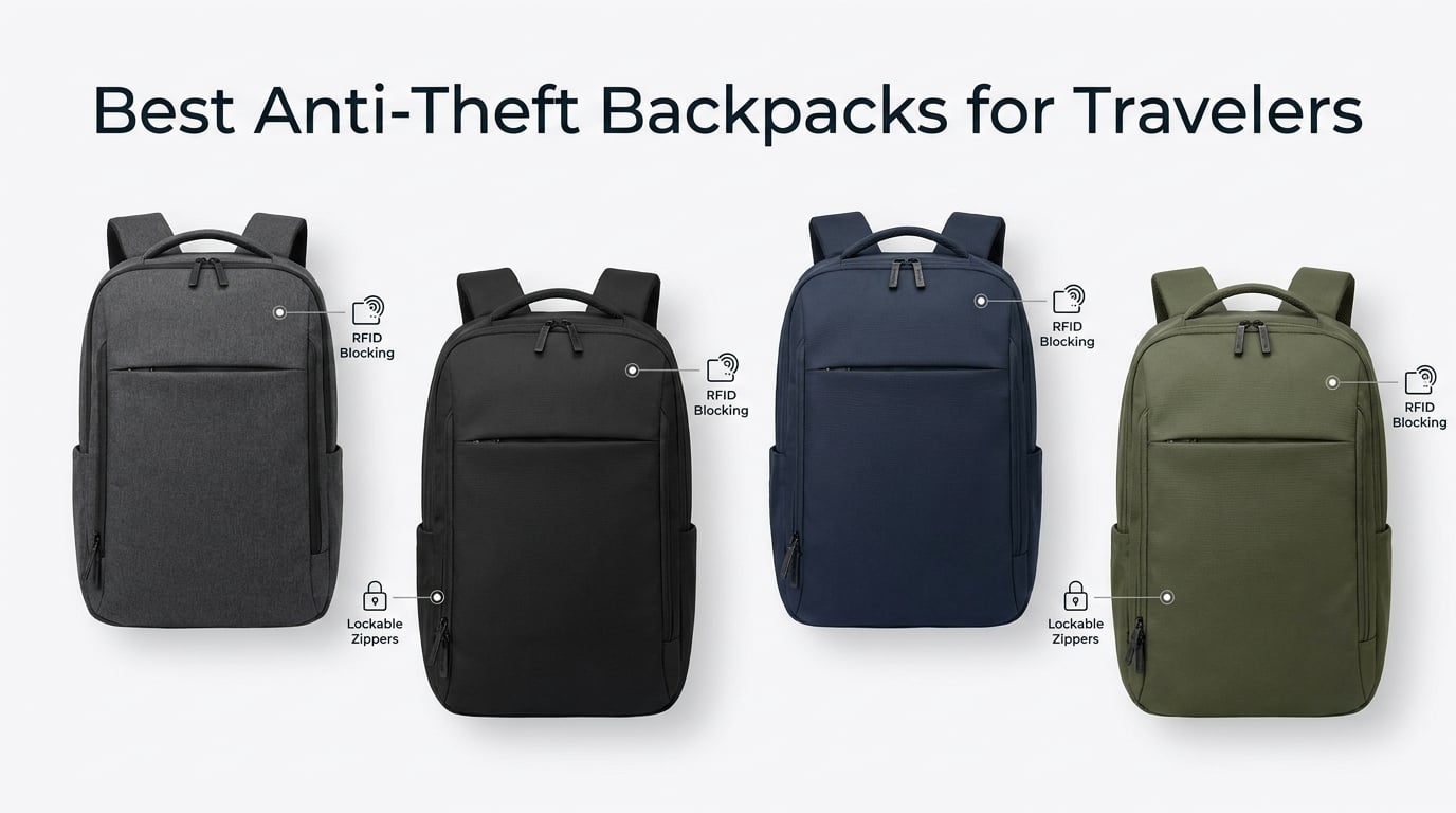 best anti theft backpacks for travelers