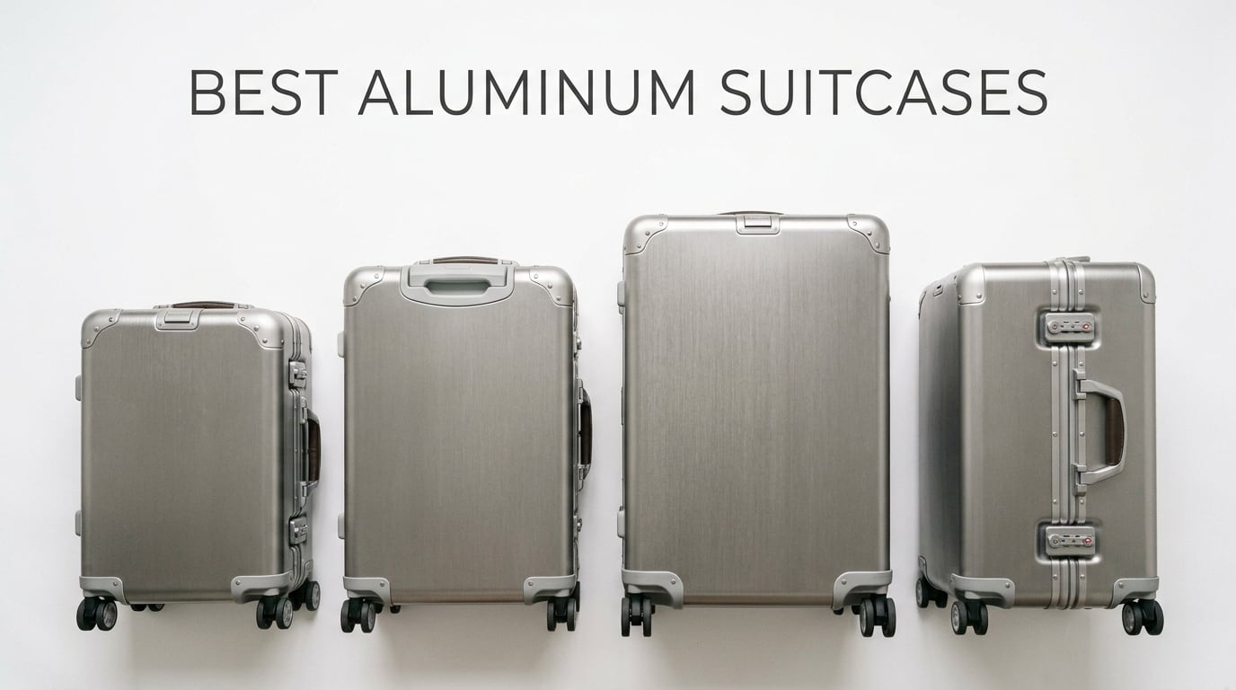 best aluminum suitcases for travelers