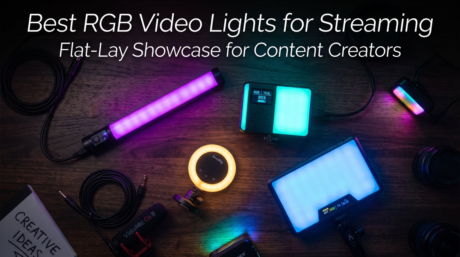 best rgb video lights for streaming