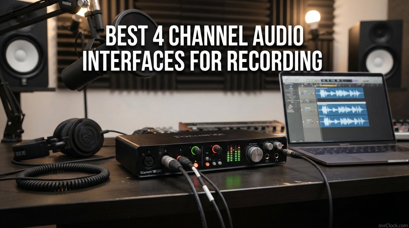 best 4 channel audio interfaces for recording