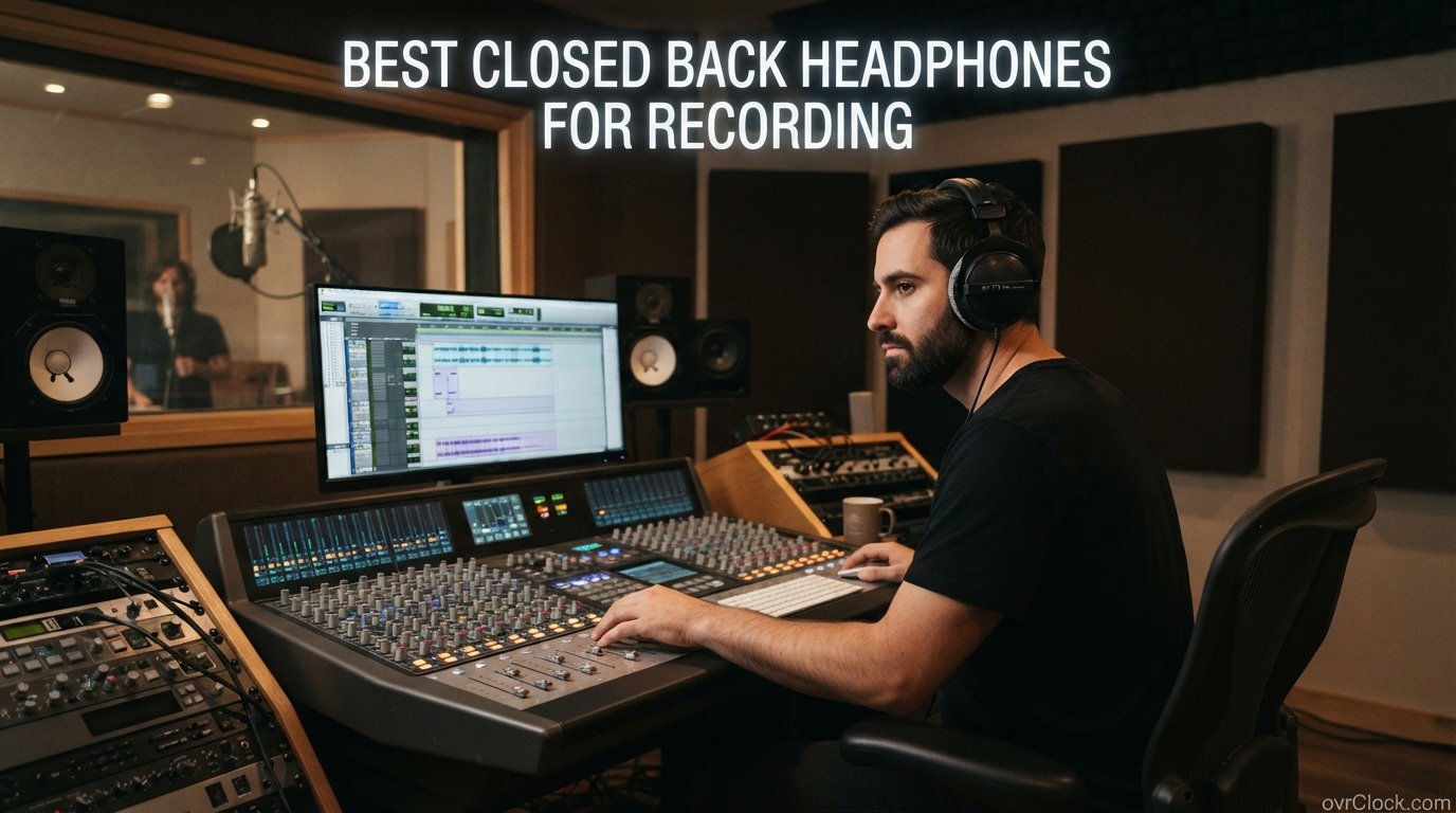 best closed back headphones for recording