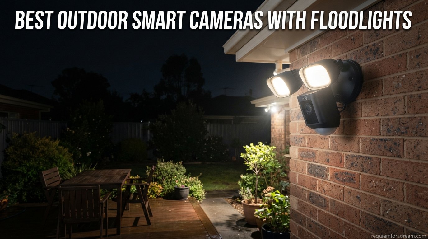 best outdoor smart cameras with floodlights