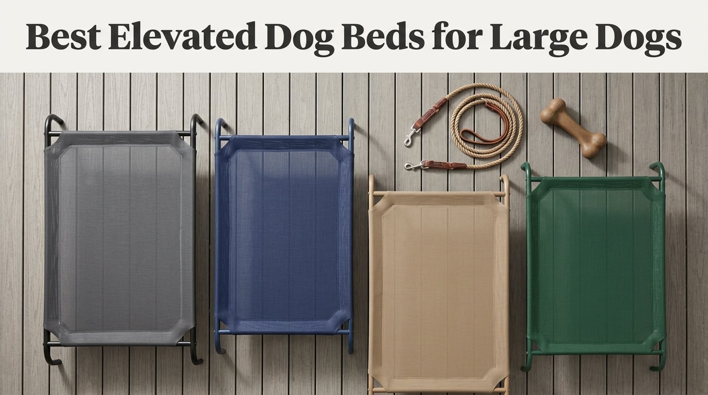 best elevated dog beds for large dogs