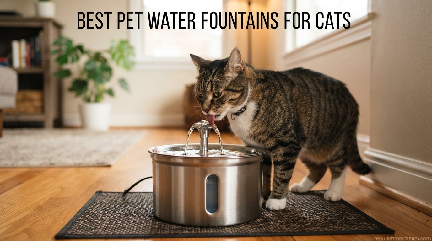 best pet water fountains for cats