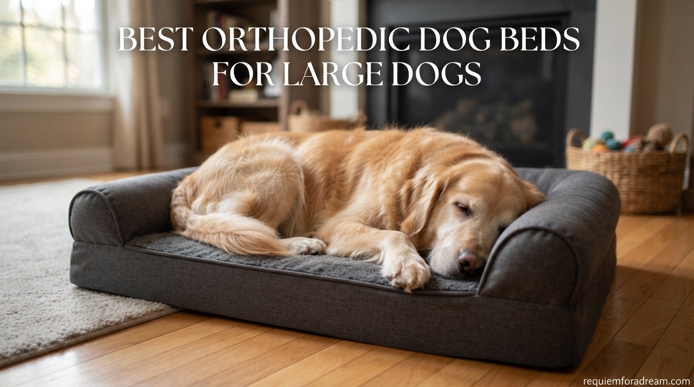 best orthopedic dog beds for large dogs