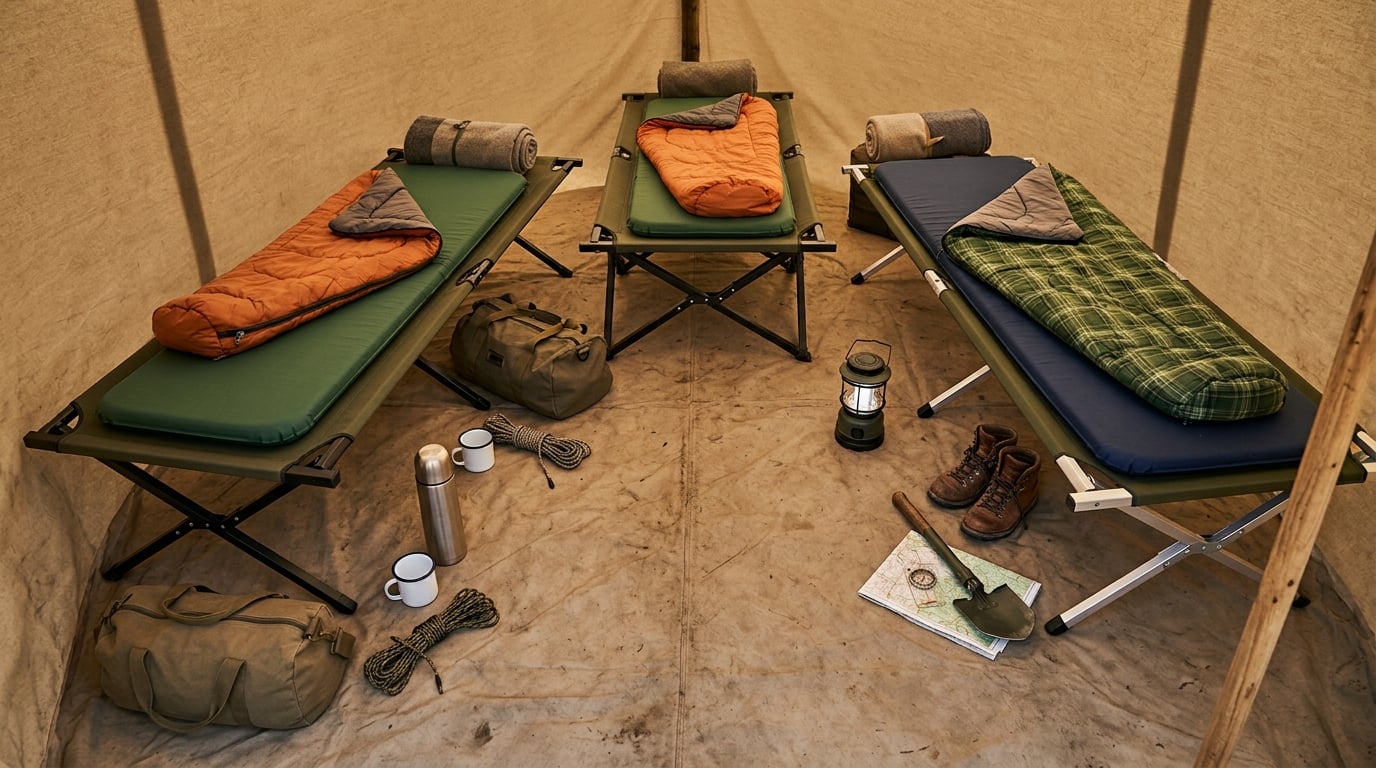 best camping cots for tents