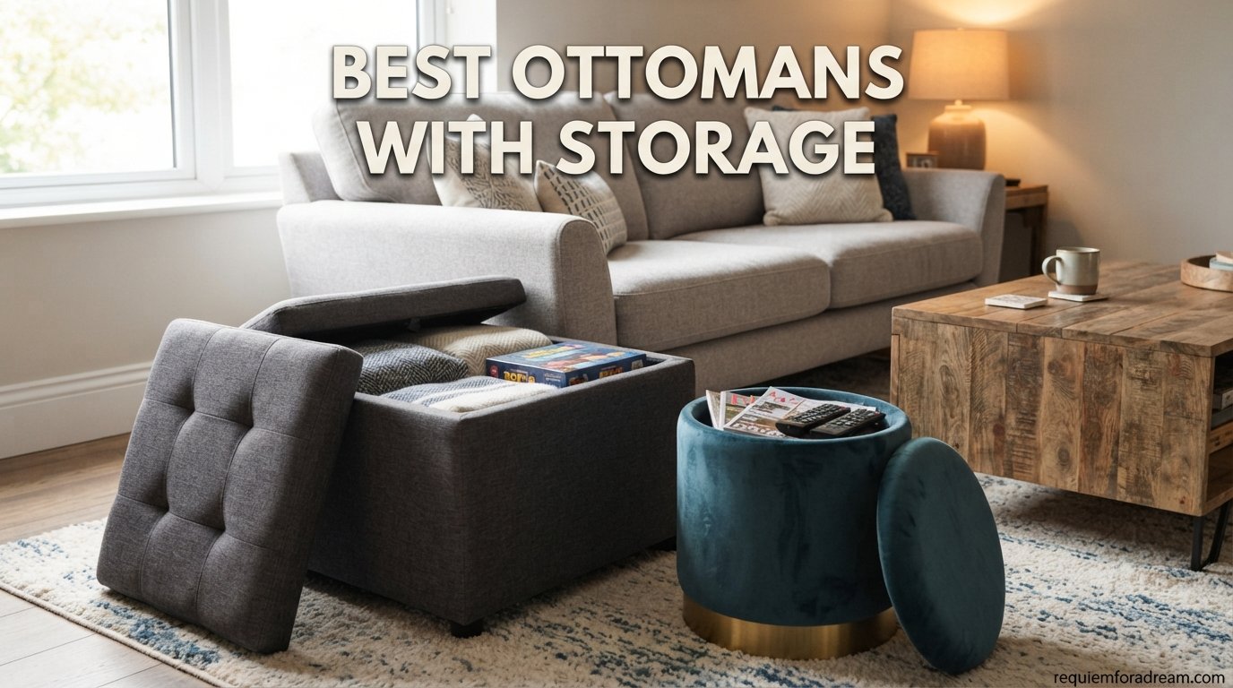 best ottomans with storage