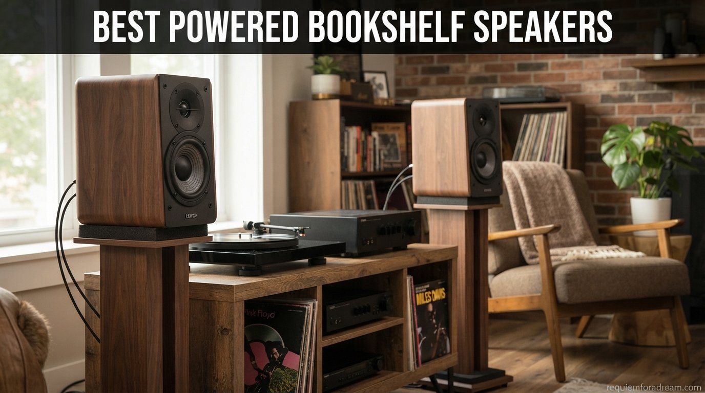 best powered bookshelf speakers