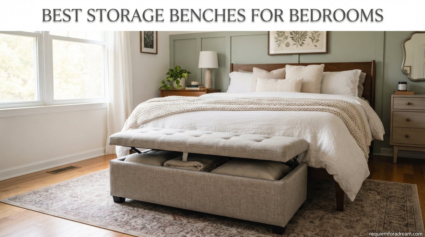 best storage benches for bedrooms