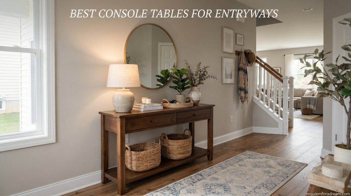 best console tables for entryways