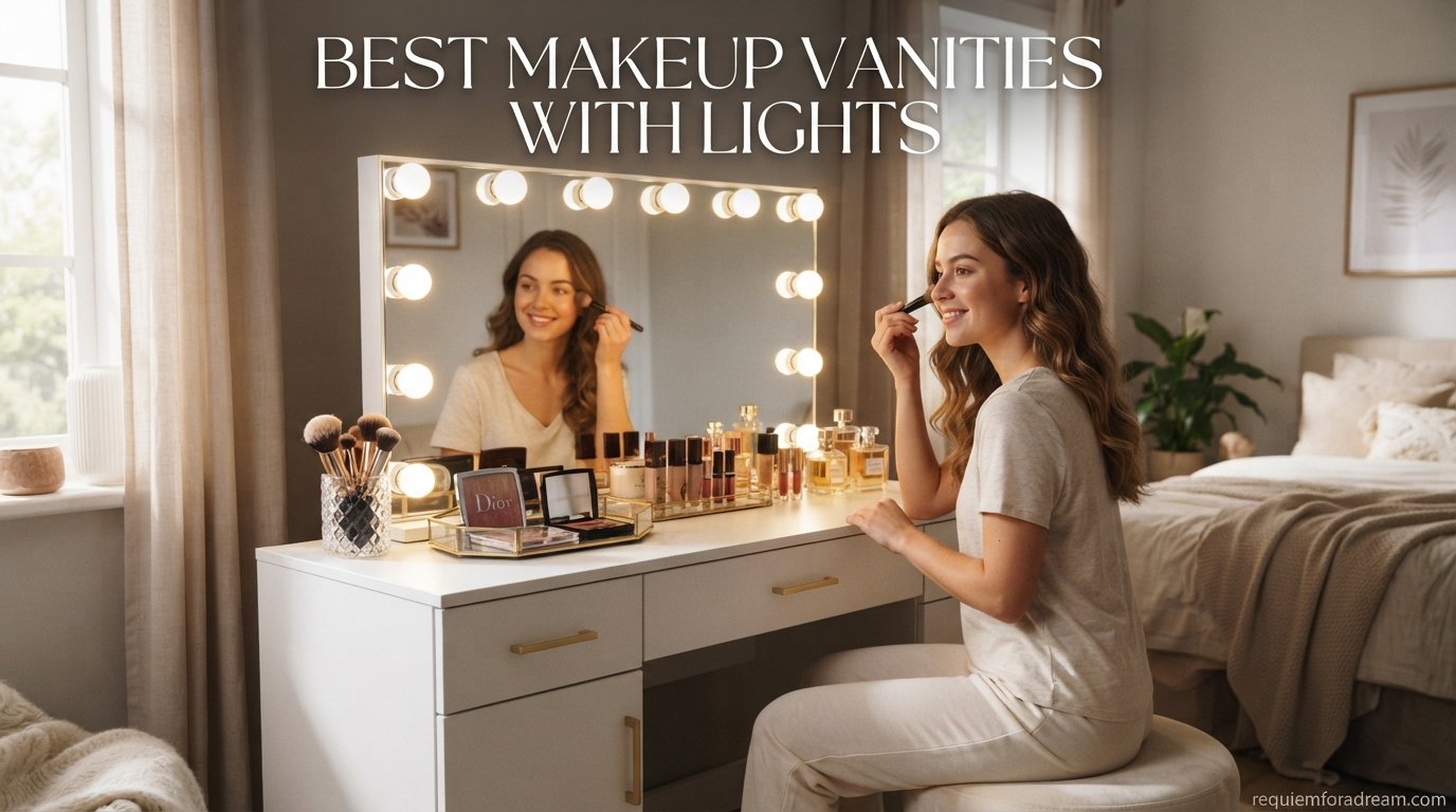 best makeup vanities with lights