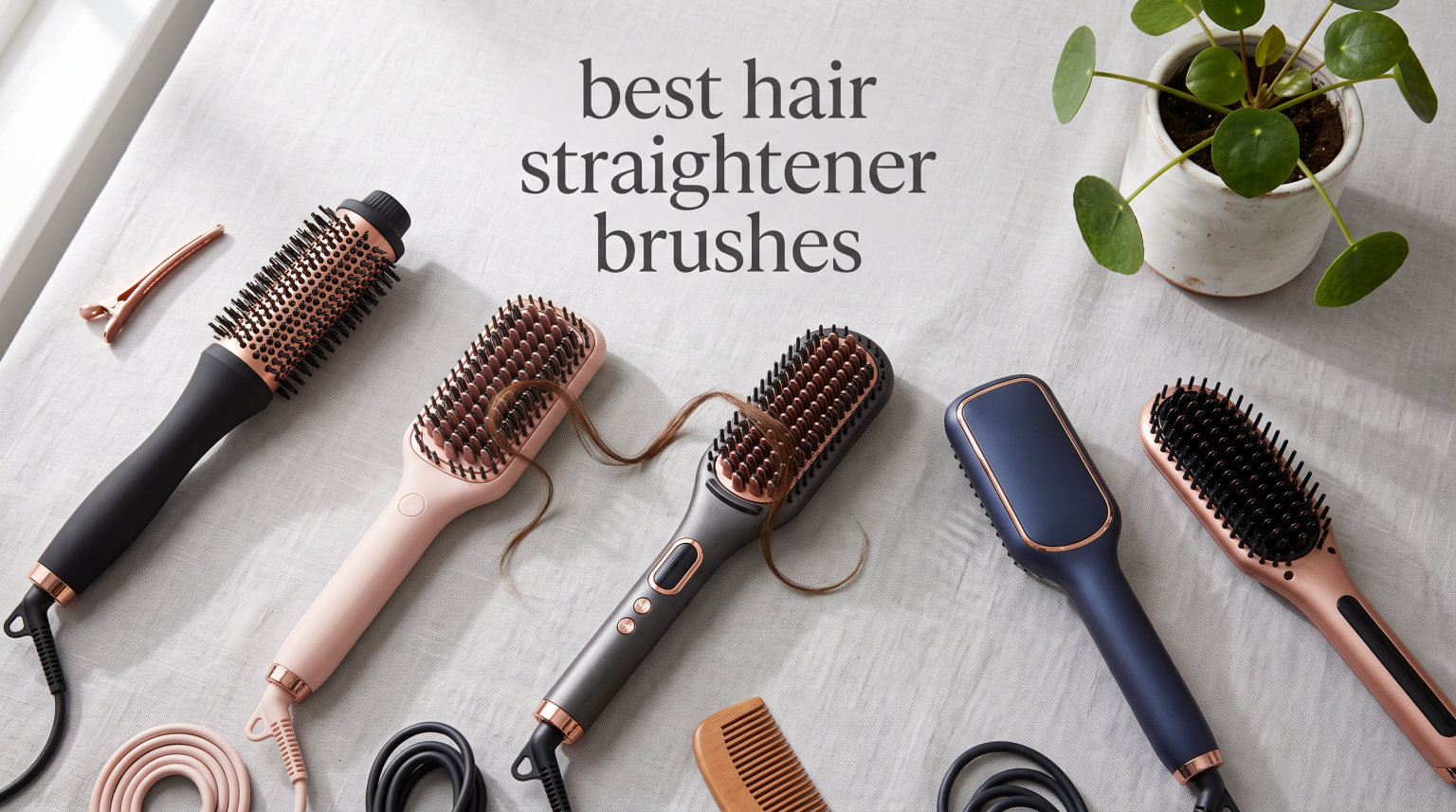best hair straightener brushes