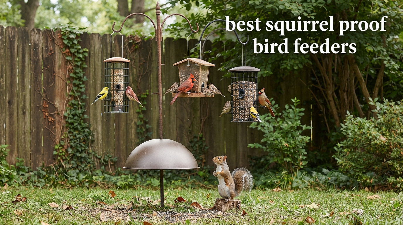 best squirrel proof bird feeders
