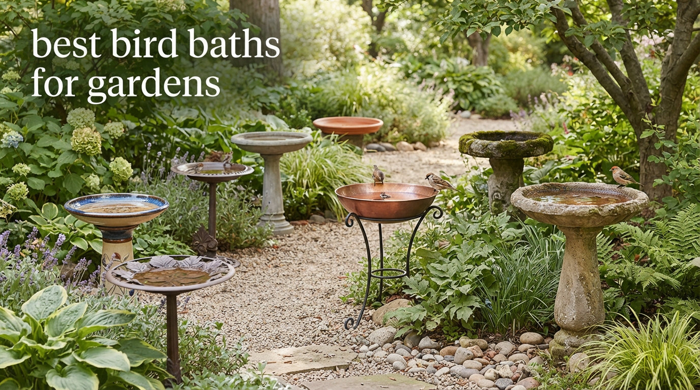 best bird baths for gardens