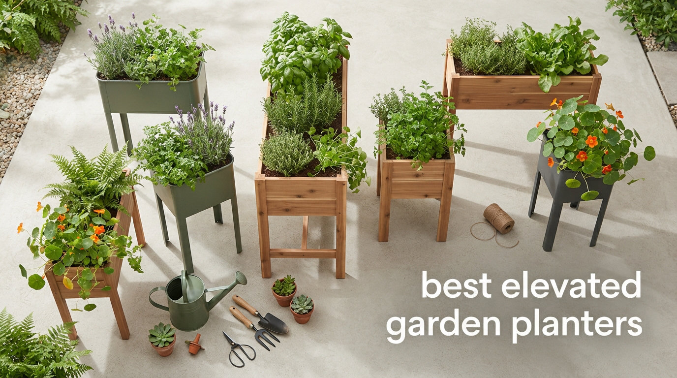 best elevated garden planters