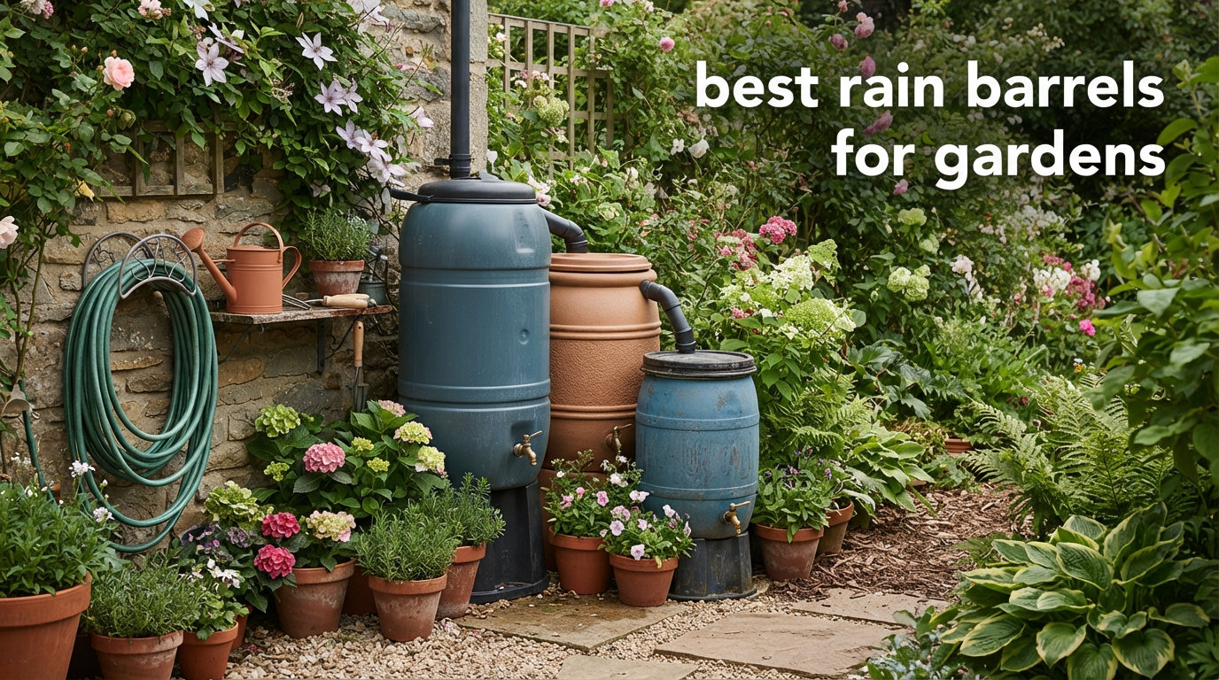 best rain barrels for gardens