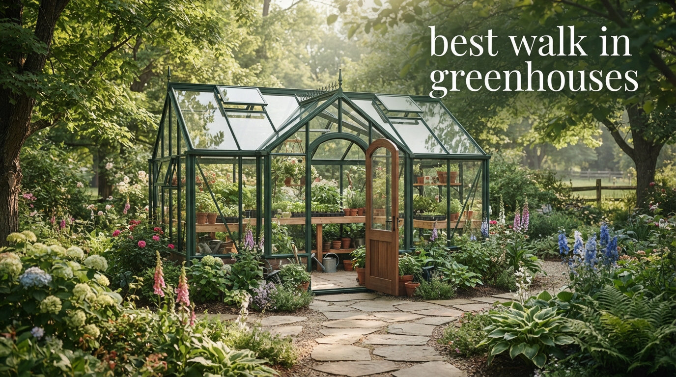 best walk in greenhouses